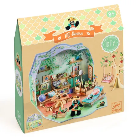 Djeco Art of model making - DIY - Mi House - Olive – vue 1 – Miniature Houses & Worlds