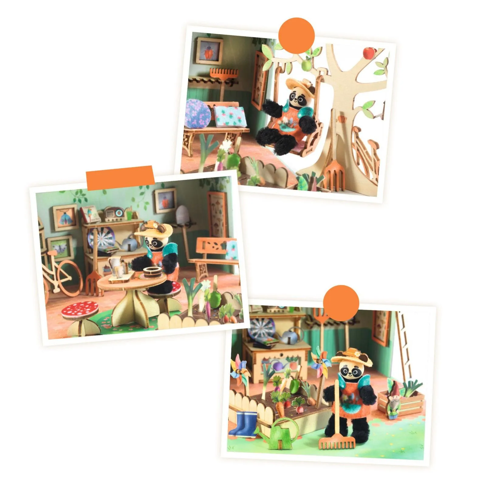 Djeco Art of model making - DIY - Mi House - Olive – vue 4 – Miniature Houses & Worlds