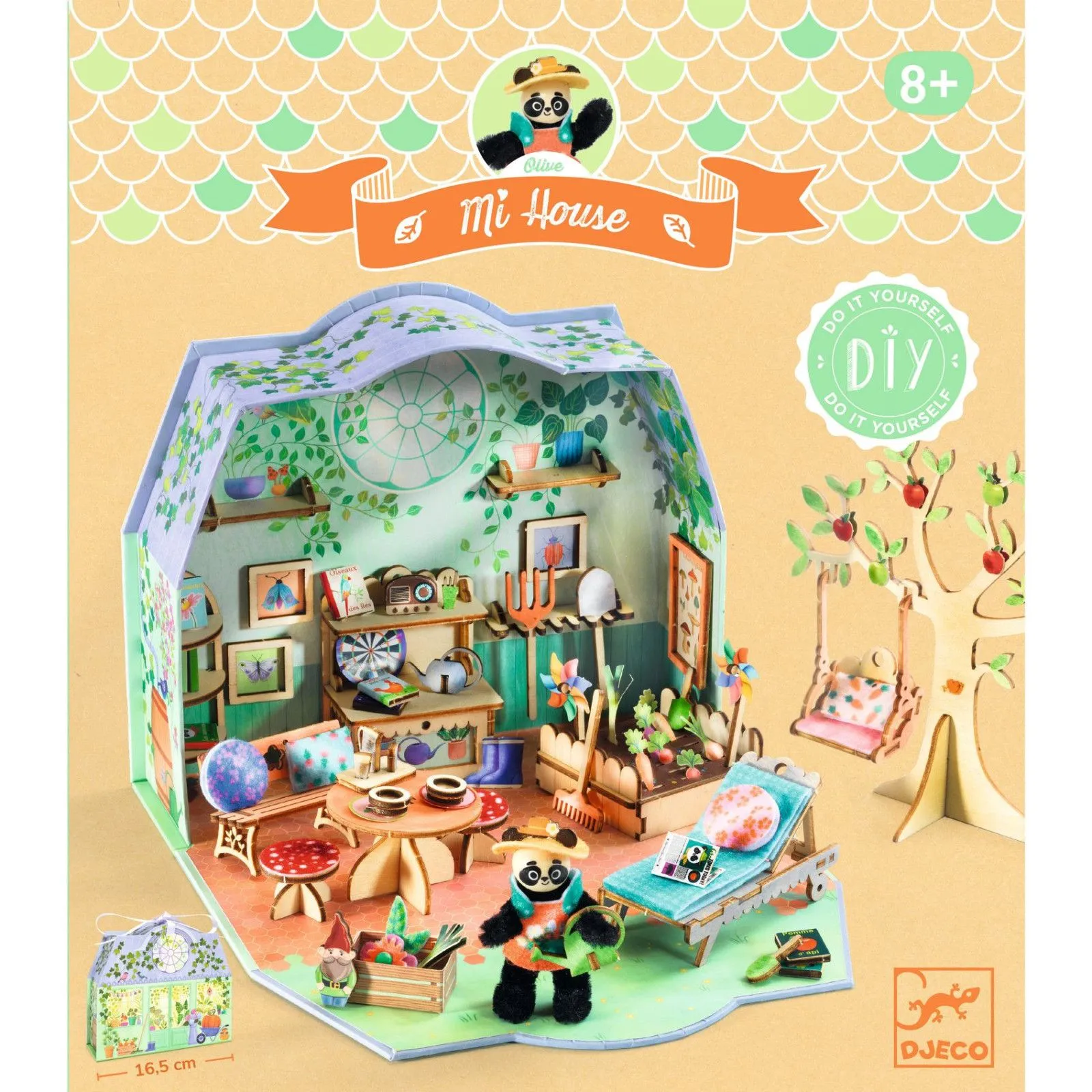 Djeco Art of model making - DIY - Mi House - Olive – vue 7 – Miniature Houses & Worlds