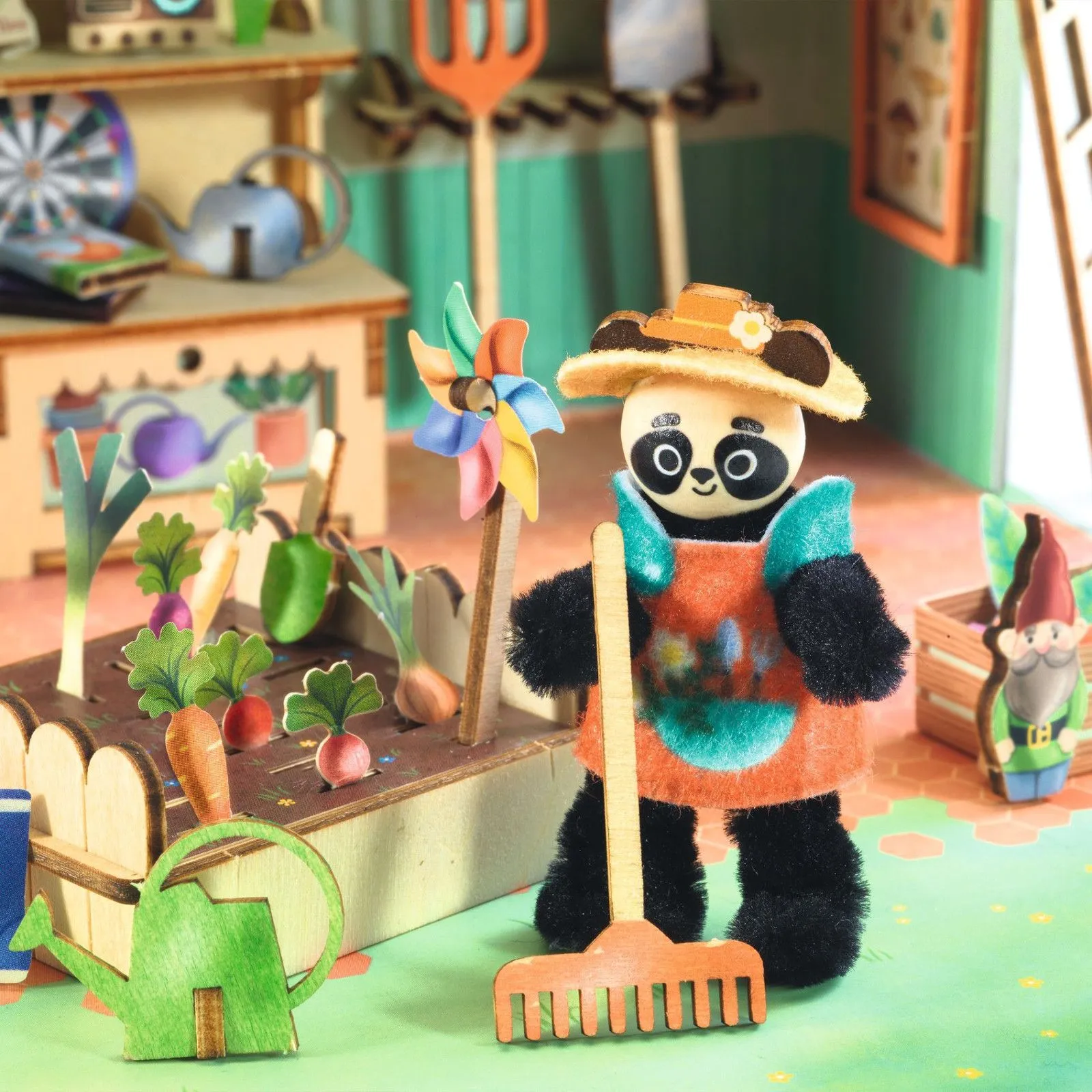 Djeco Art of model making - DIY - Mi House - Olive – vue 12 – Miniature Houses & Worlds