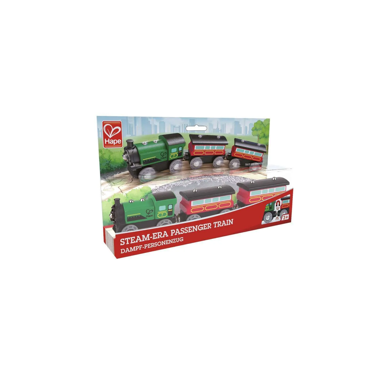 Hape Train de voyage à vapeur – vue 2 – Petits trains en bois