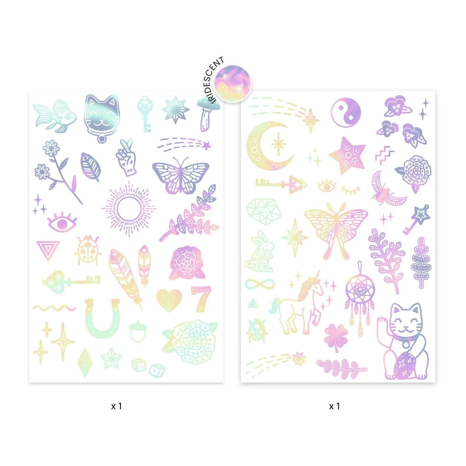 Djeco Tattoos Lucky Charms – vue 3 – Tatouages éphémères