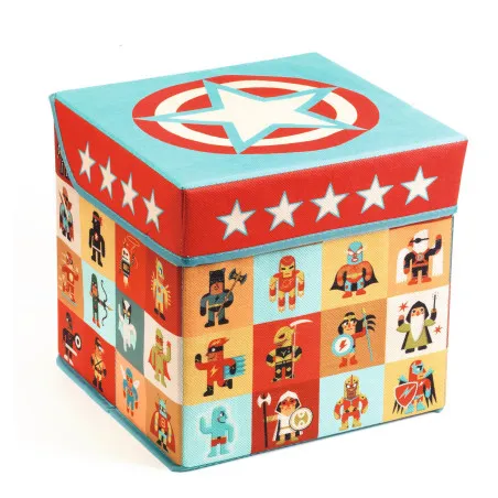 Djeco Little Big Room - Seat toy box - Stars – vue 1 – Tents