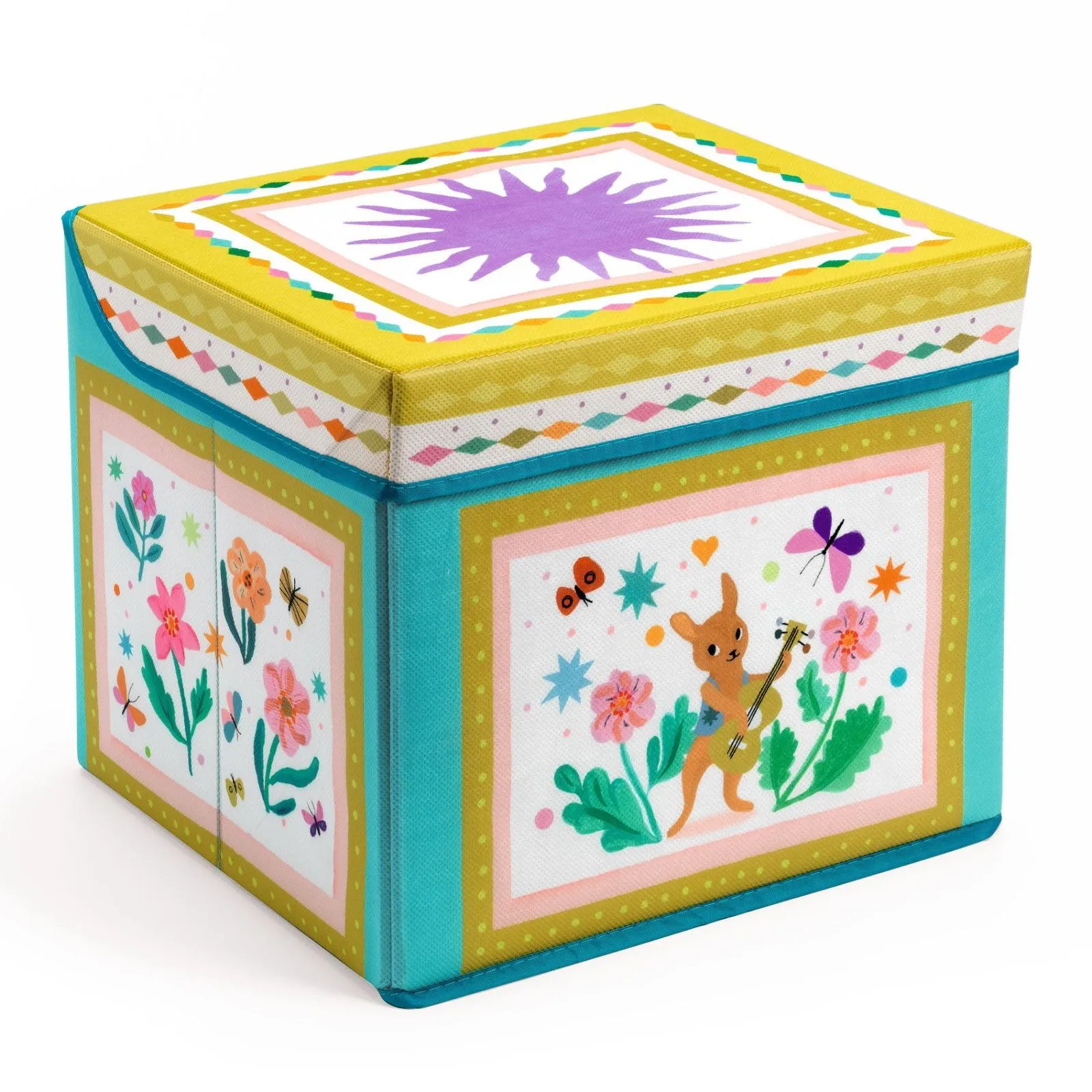 Djeco Little Big Room - Seat toy box - Caravan – vue 1 – Tents