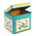 Djeco Little Big Room - Coffre à jouet siège - Roulotte – vue 4 – Tentes