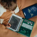 Kidywolf KIDYDRAW-MINI - Drawing tablet - Galaxy – vue 4 – Creative Stationery