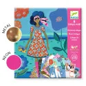Djeco 8 collages motifs - Tendance WAX – vue 2 – Kits Créatifs
