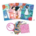Djeco 8 collages motifs - Tendance WAX – vue 4 – Kits Créatifs