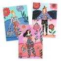 Djeco 8 collages motifs - Tendance WAX – vue 6 – Kits Créatifs