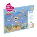 Djeco Removable puffy stickers - Summertime – vue 2 – Creative Kits