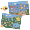 Djeco Removable puffy stickers - Summertime – vue 5 – Creative Kits