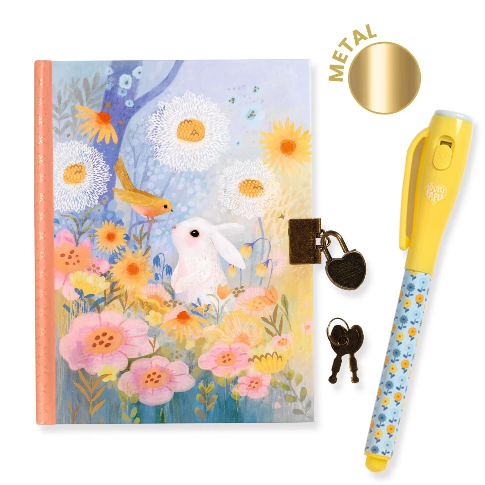Djeco Lovely Paper - Diary Kendra - Magic pen – vue 1 – Creative Stationery