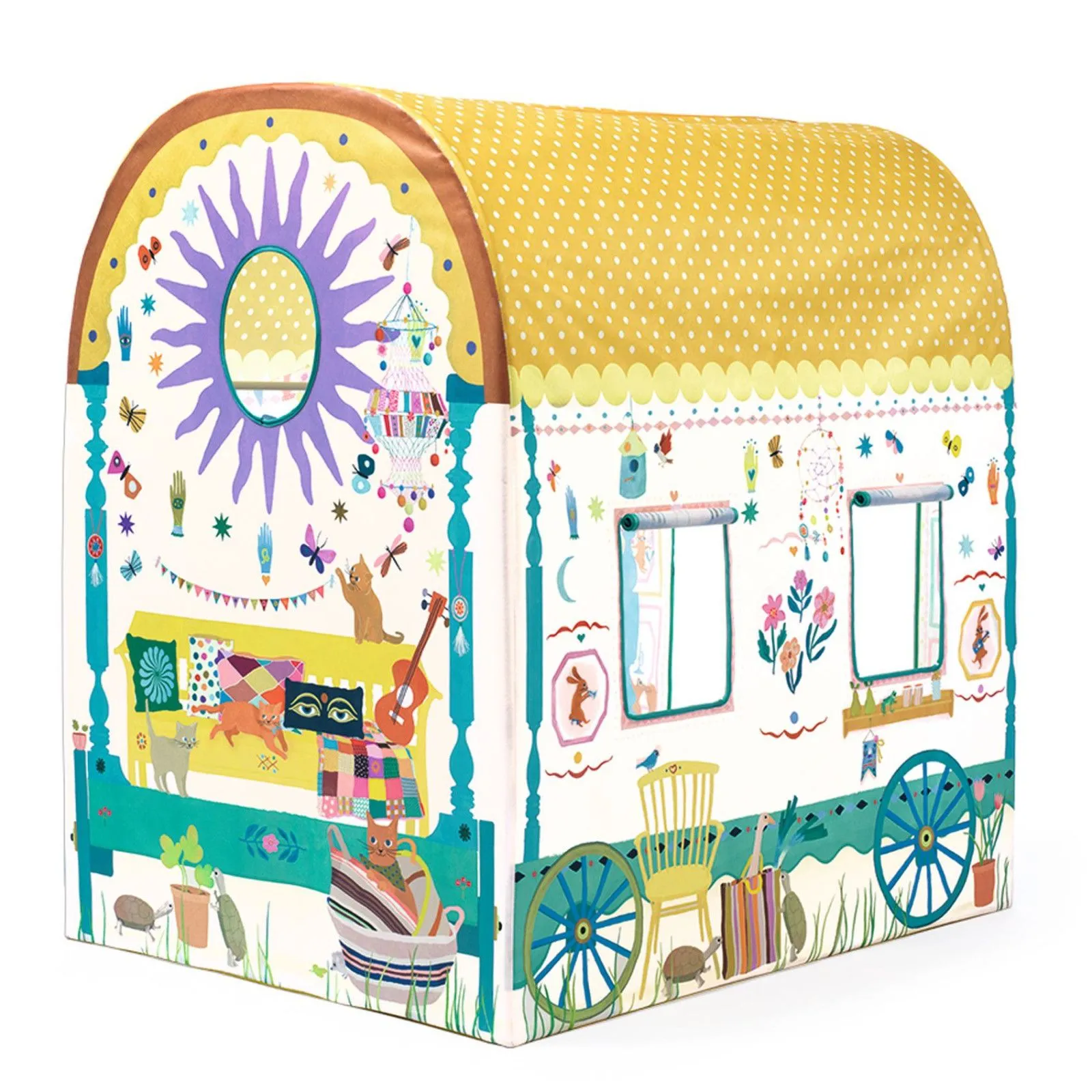 Djeco Little Big Room - Roulotte – vue 3 – Tentes