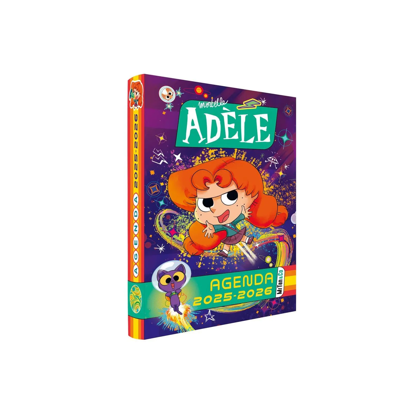  Agenda scolaire Mortelle Adèle 2025-2026 – vue 1 – Papeterie créative