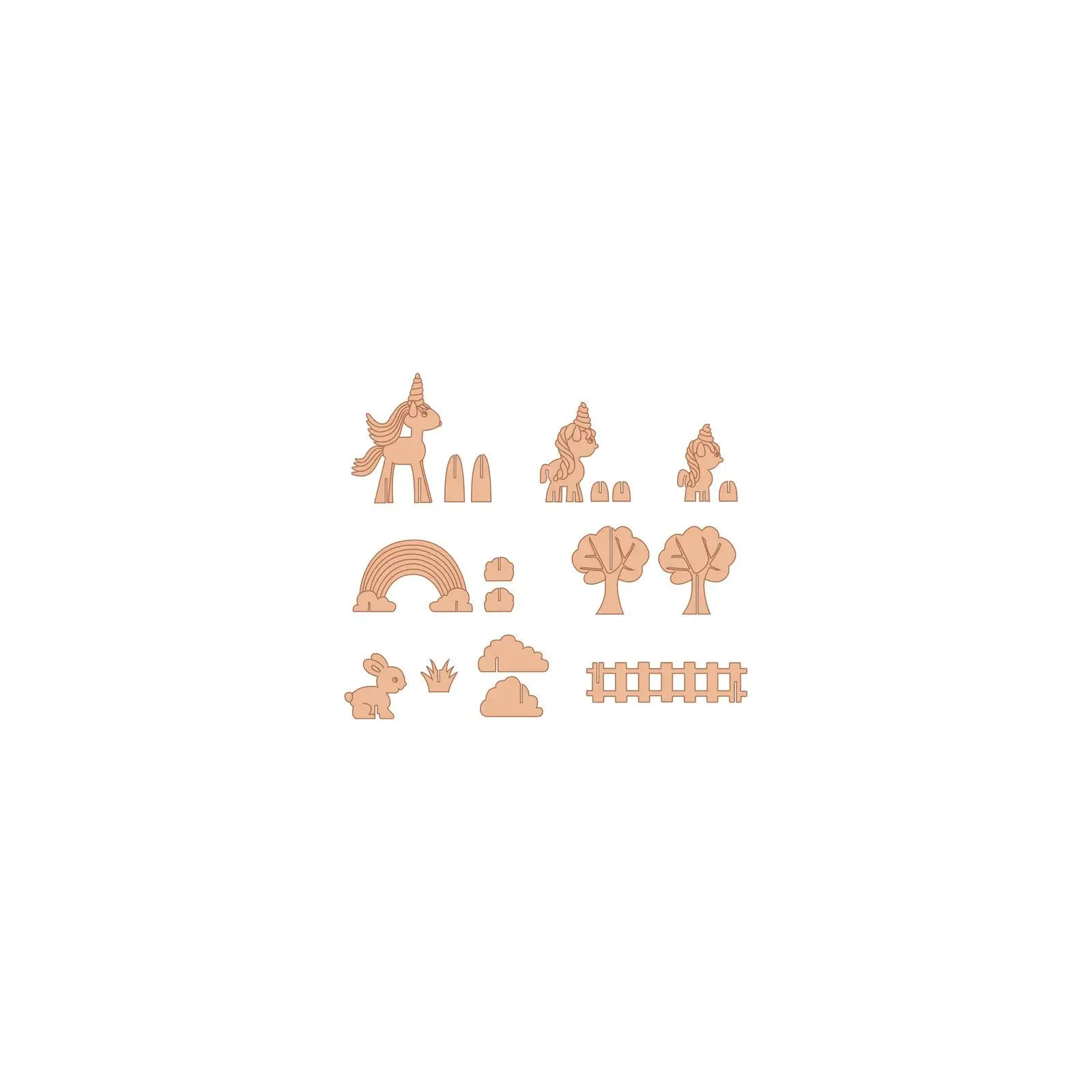 Les Jouets d'Antoine Unicorn Creative Kit – vue 3 – Creative Kits