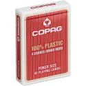 Cartamundi Copag 100% Plastic 4 Corner Jumbo Index - red – vue 1 – Board Games