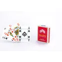 Cartamundi Copag 100% Plastic 4 Corner Jumbo Index - red – vue 2 – Board Games