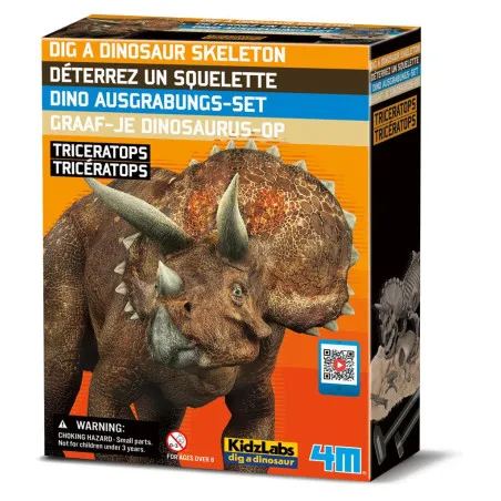 4M KidzLabs - Dig a Dinosaur Skeleton - Triceratops – vue 1 – Educational kits