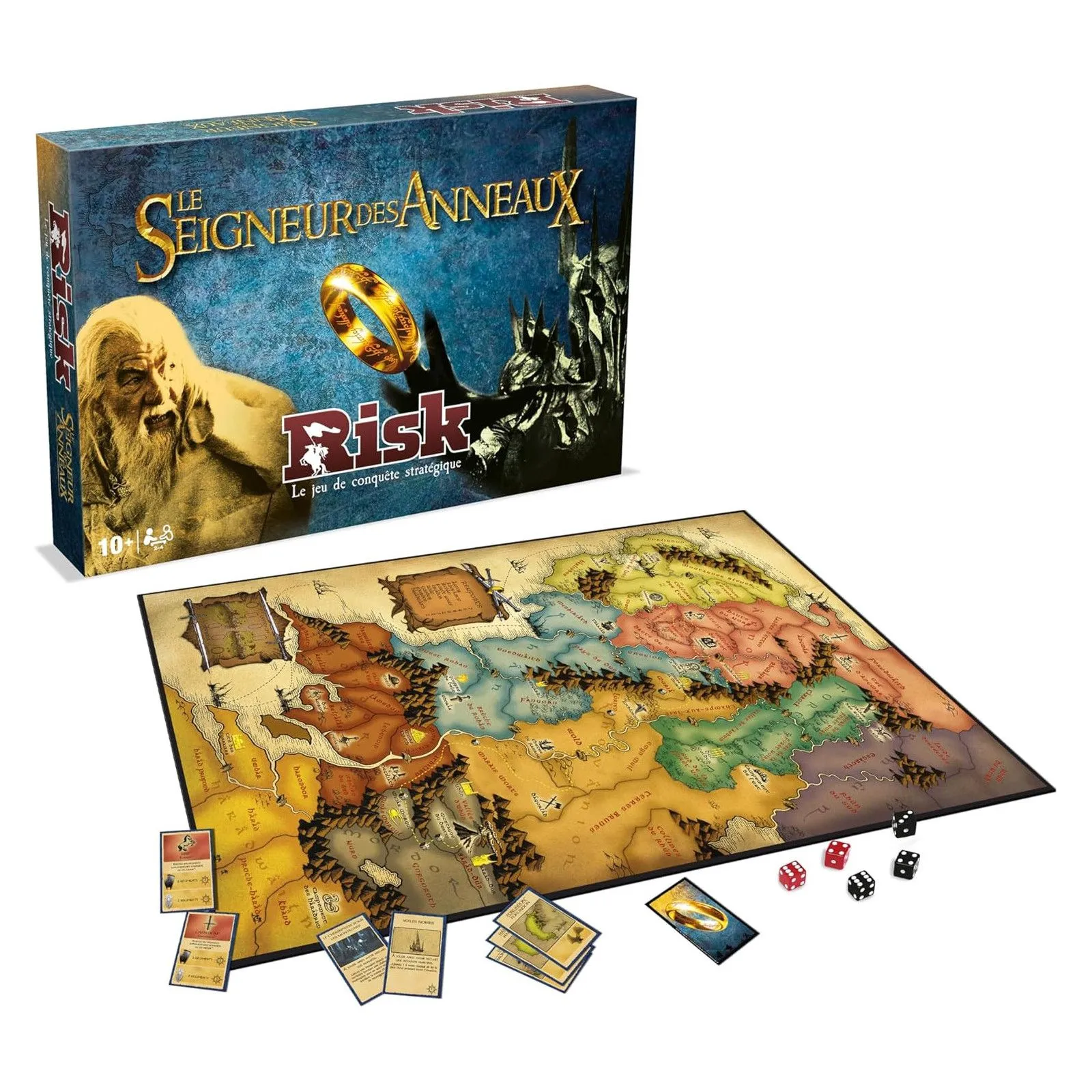 Winning Moves Risk - Le Seigneur des Anneaux – vue 1 – Jeux de societe