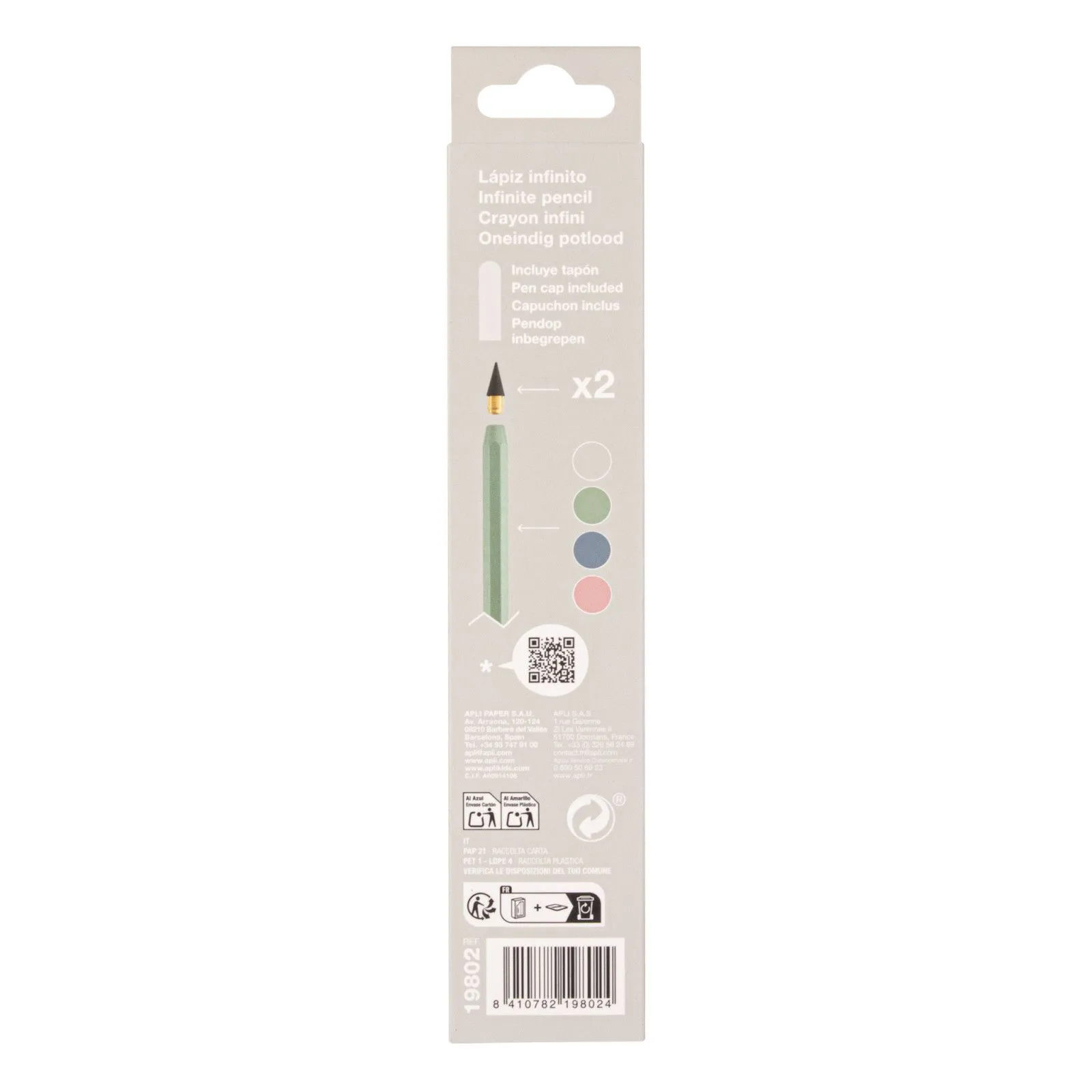 APLI Up North Infinite pencil - Grey – vue 2 – Painting & Drawing