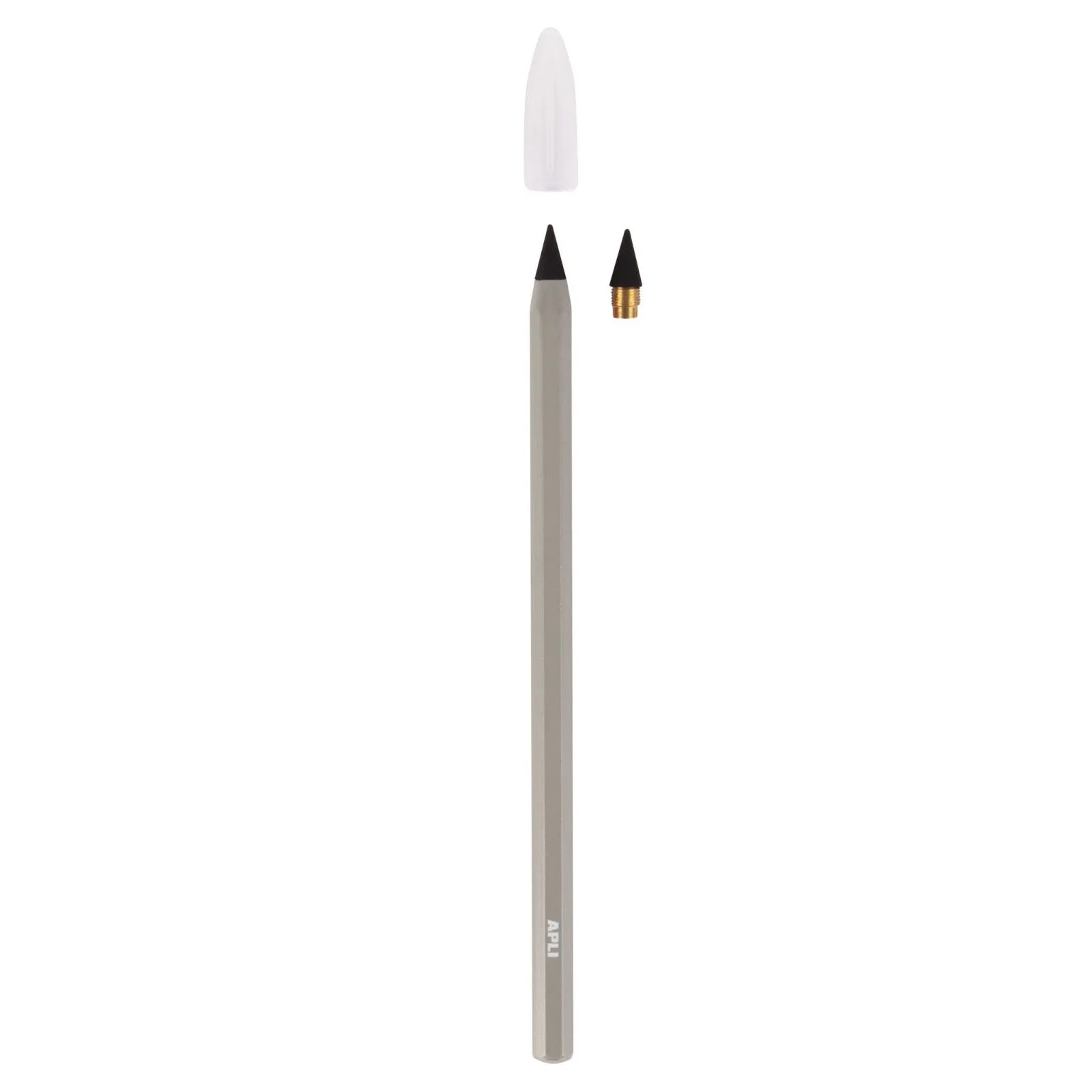APLI Crayon infini - gris – vue 3 – Peinture & dessin