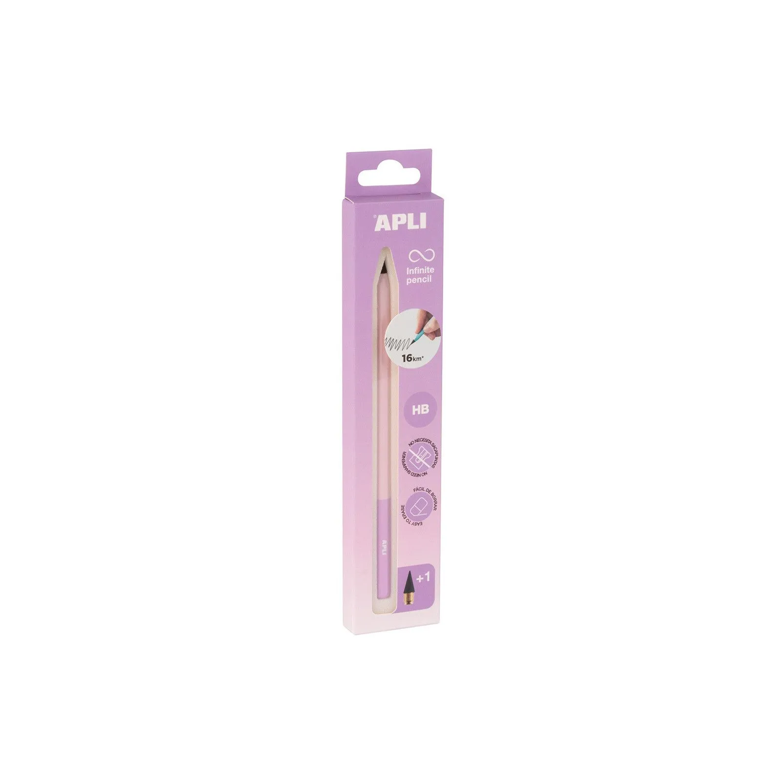 APLI Crayon infini - lilas – vue 1 – Peinture & dessin