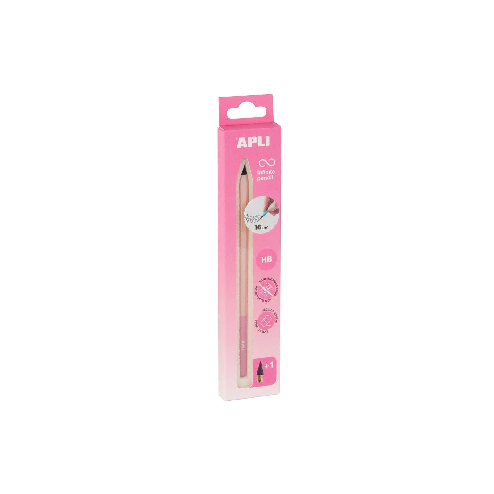 APLI Crayon infini - rose – vue 1 – Peinture & dessin