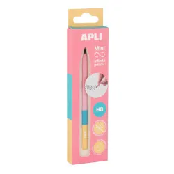 APLI Mini crayon Infini tricolore - rose – vue 1 – Peinture & dessin