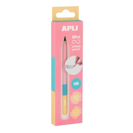 APLI Mini Infinite Pencil Tricolor - Pink – vue 1 – Painting & Drawing