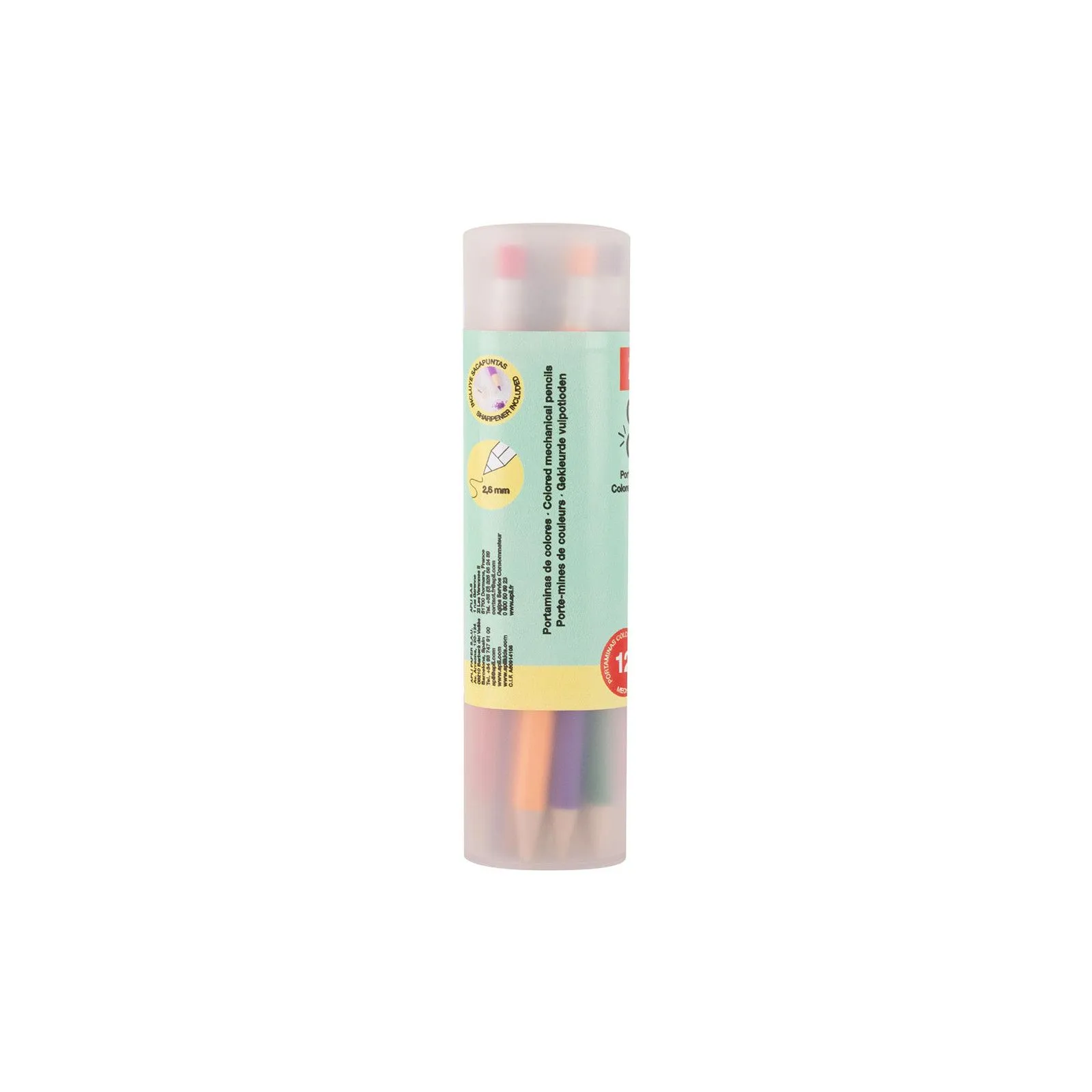 APLI Color Click Mechanical Pencils 12 Assorted Colors – vue 2 – Painting & Drawing
