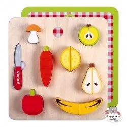 Fruit and Veg' Set - JAN-J06529 - Janod - Play Food - Le Nuage de Charlotte