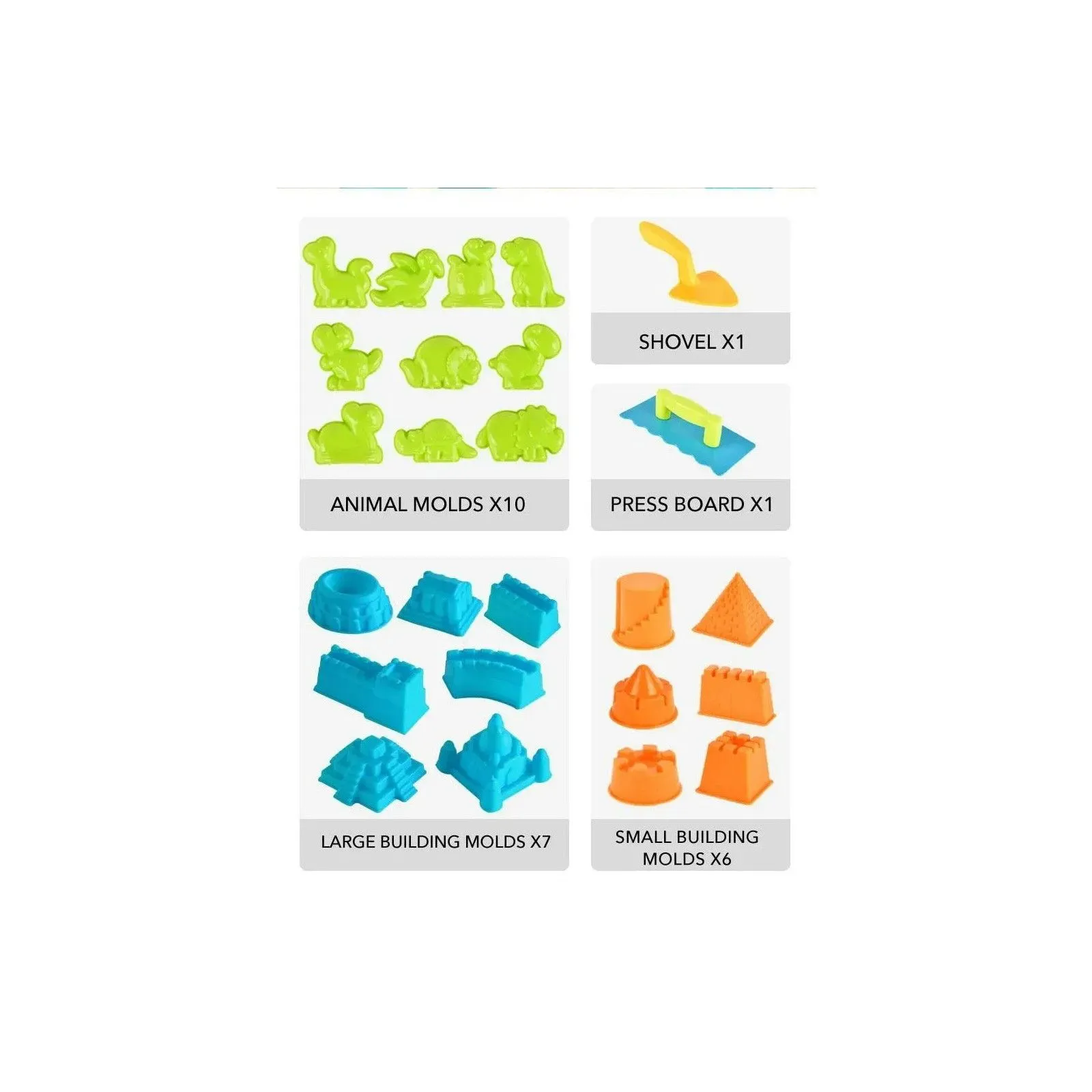 Mideer Set de jeu Sable Magique – vue 5 – Sand and Playdough