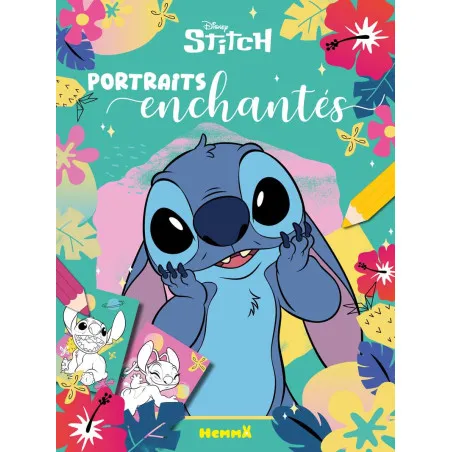 Editions Hemma Disney Stitch - Portraits enchantés – vue 1 – Livres d'Activités