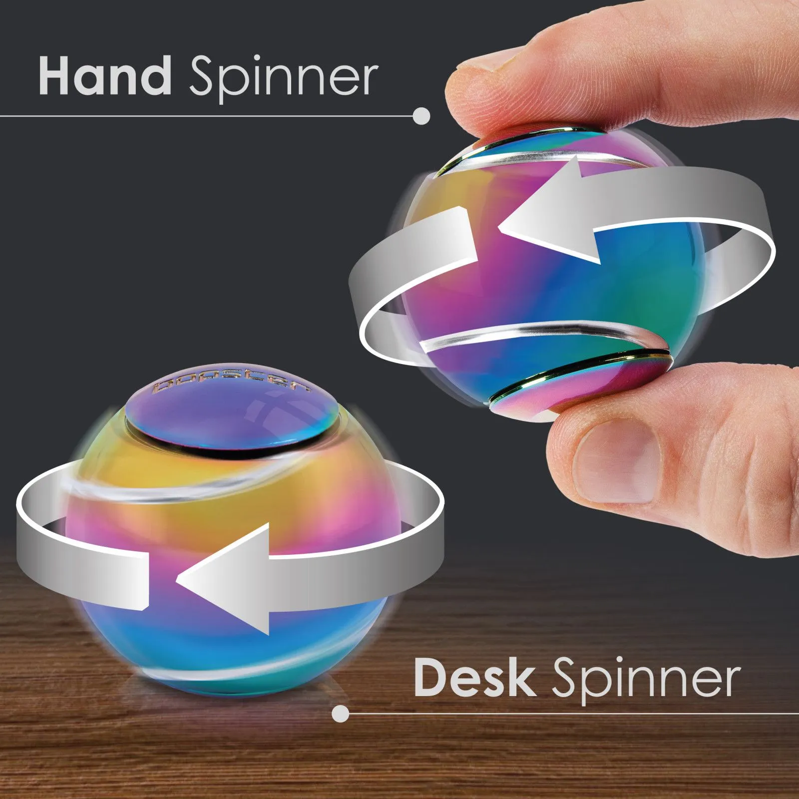 Click Europe bopster Spin Ball Spinner – Glow in the Dark – vue 6 – Fidget