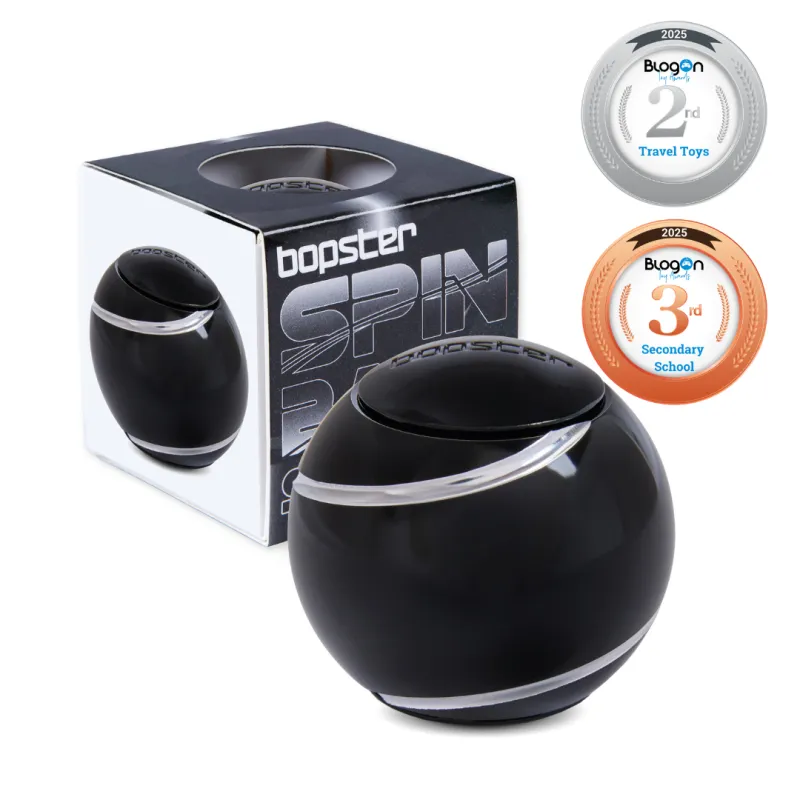 Click Europe bopster Spin Ball Spinner – Black – vue 4 – Fidget