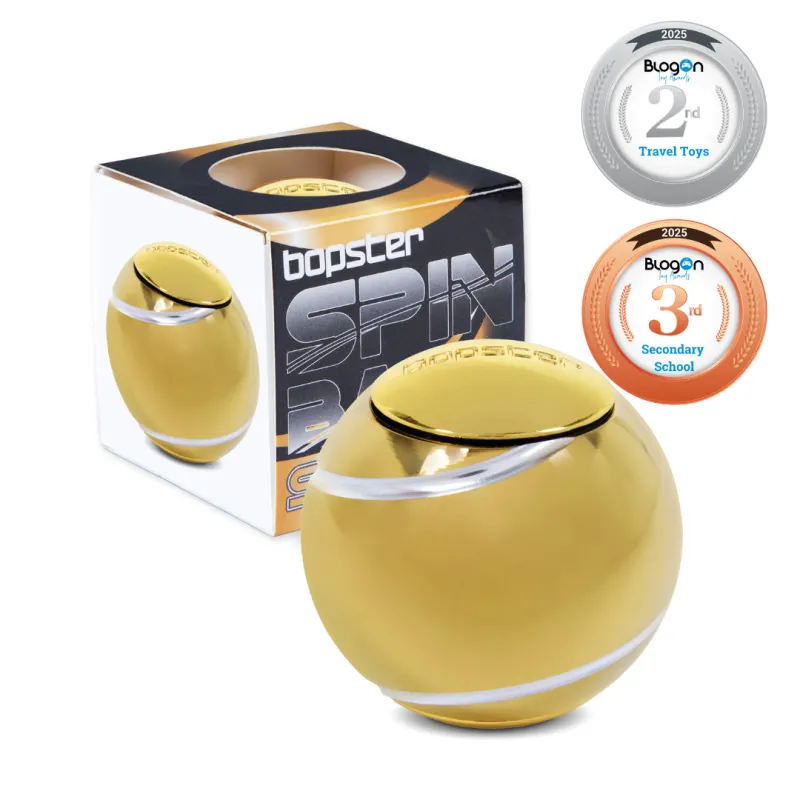 Click Europe bopster Spin Ball Spinner – Gold – vue 4 – Fidget