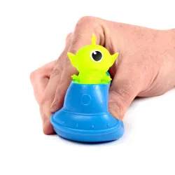 Puckator Squeezy Alien Ovni à presser [bleu] – vue 3 – Ma petite collection