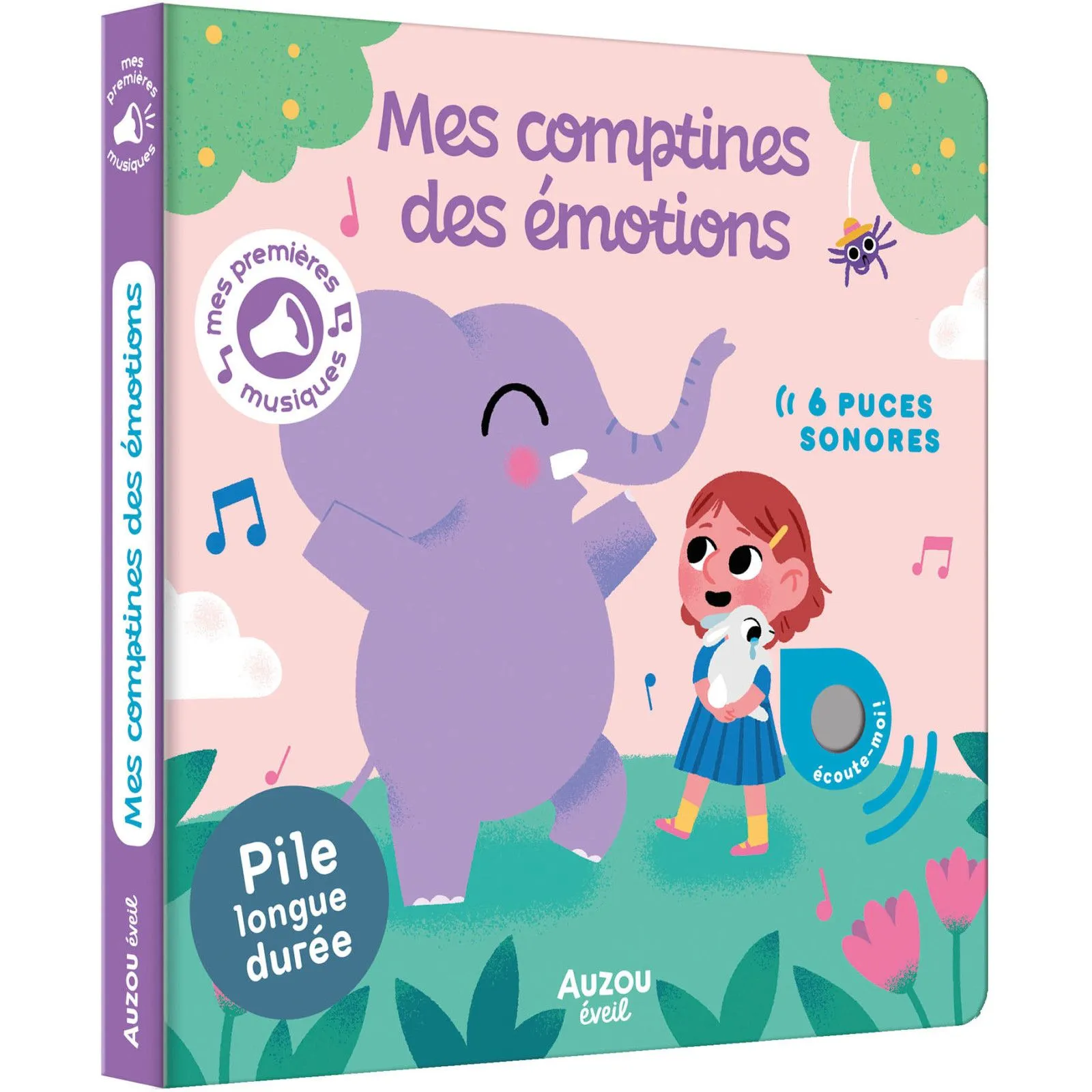 Editions Auzou Mes premiers sonores - Mes comptines des émotions – vue 1 – Sonores