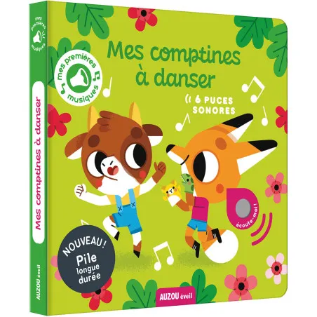 Editions Auzou Mes premiers sonores - Mes premières comptines à danser – vue 1 – Sounds