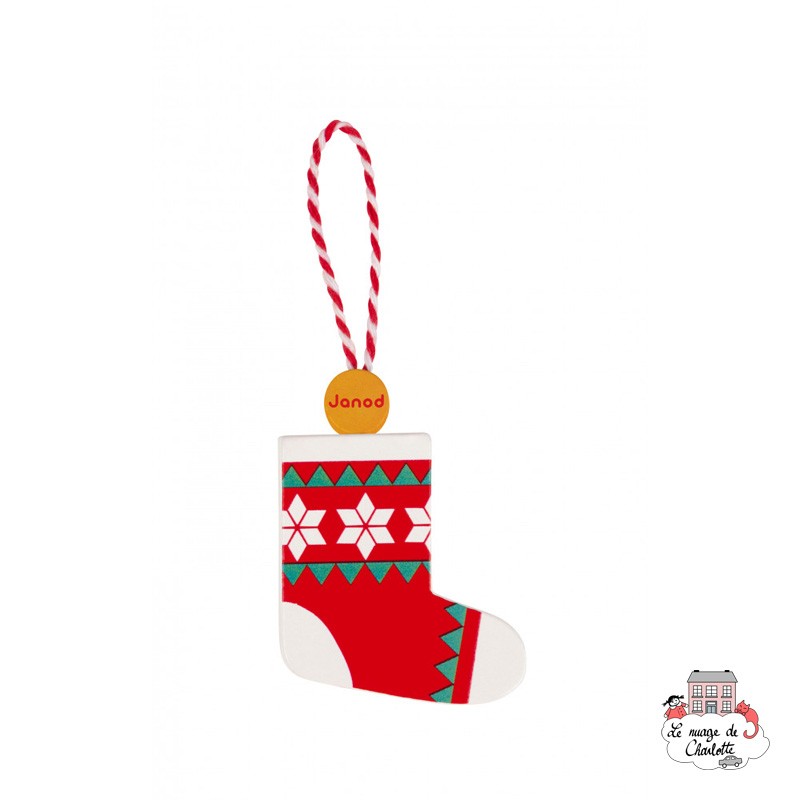 8 Christmas Ornaments - JAN-J04539 - Janod - Christmas Ornaments - Le Nuage de Charlotte