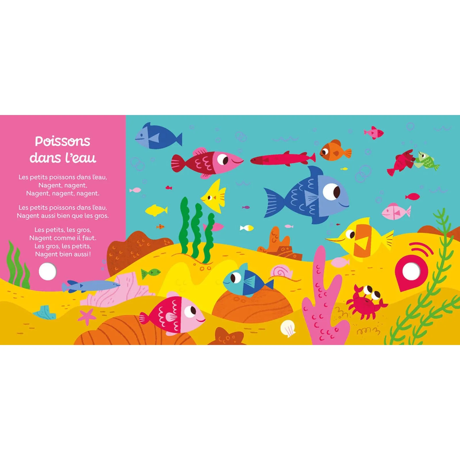 Editions Auzou Mes premiers sonores - Mes comptines qui font plouf ! – vue 2 – Sounds