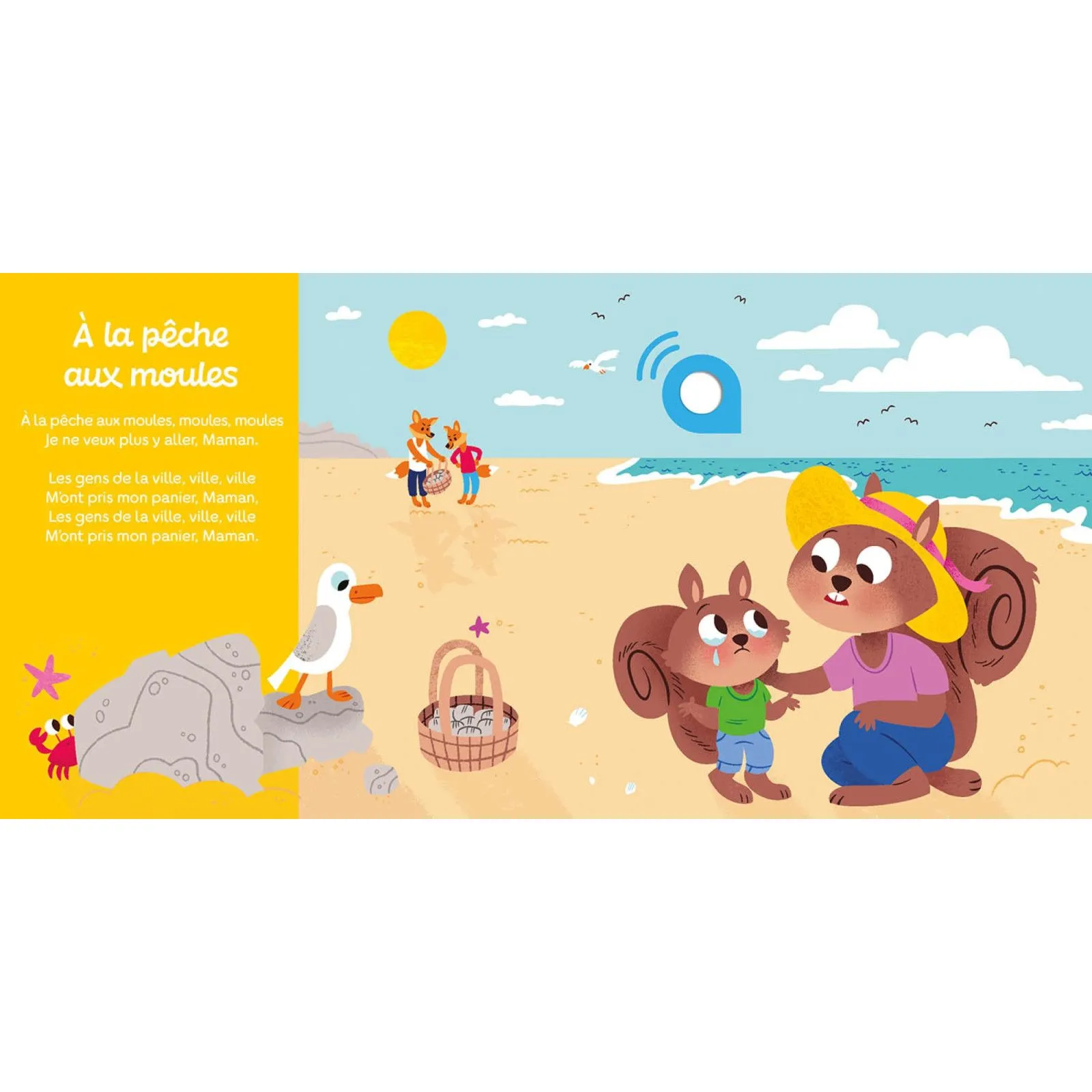Editions Auzou Mes premiers sonores - Mes comptines qui font plouf ! – vue 3 – Sounds