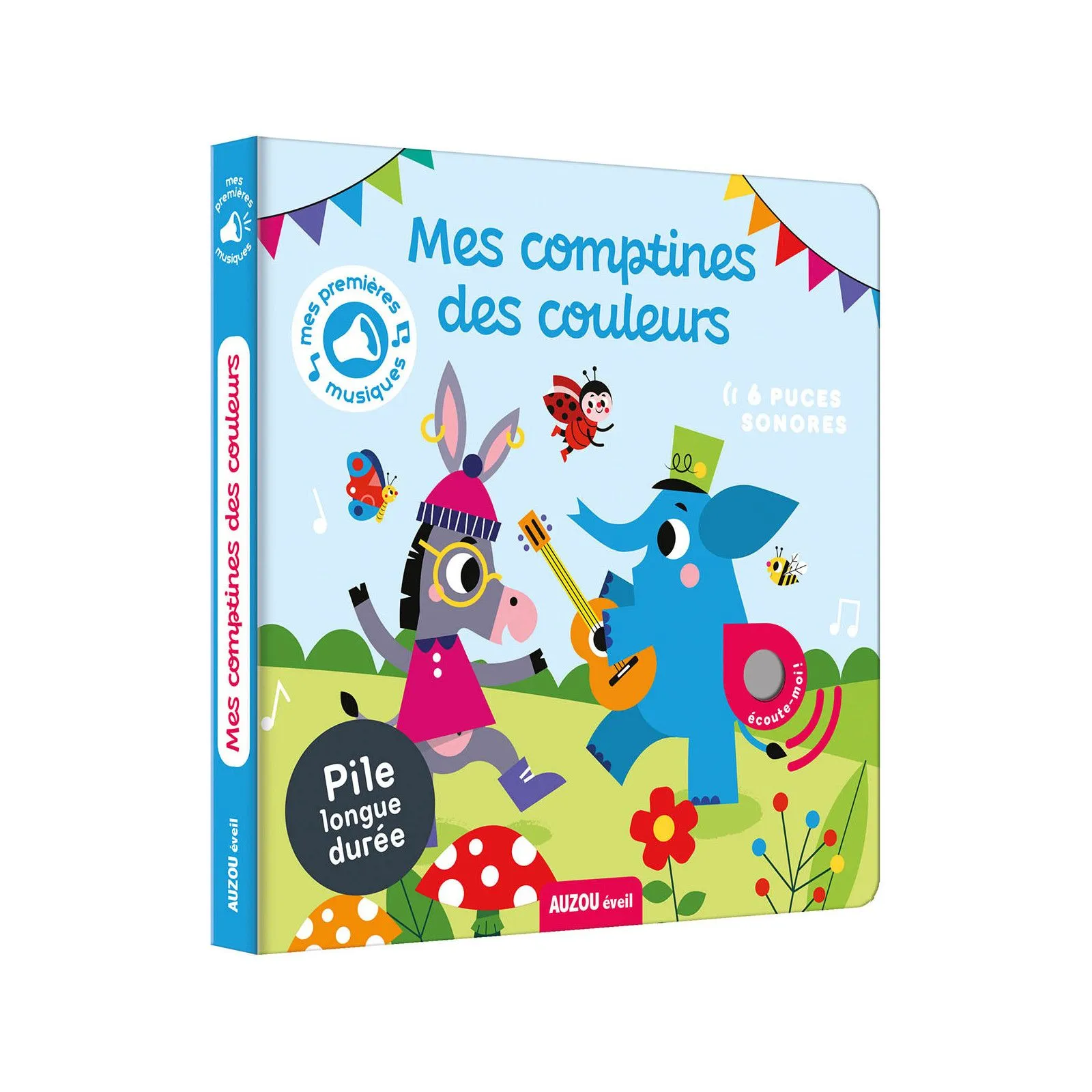 Editions Auzou Mes premiers sonores - Mes comptines des couleurs – vue 1 – Sounds