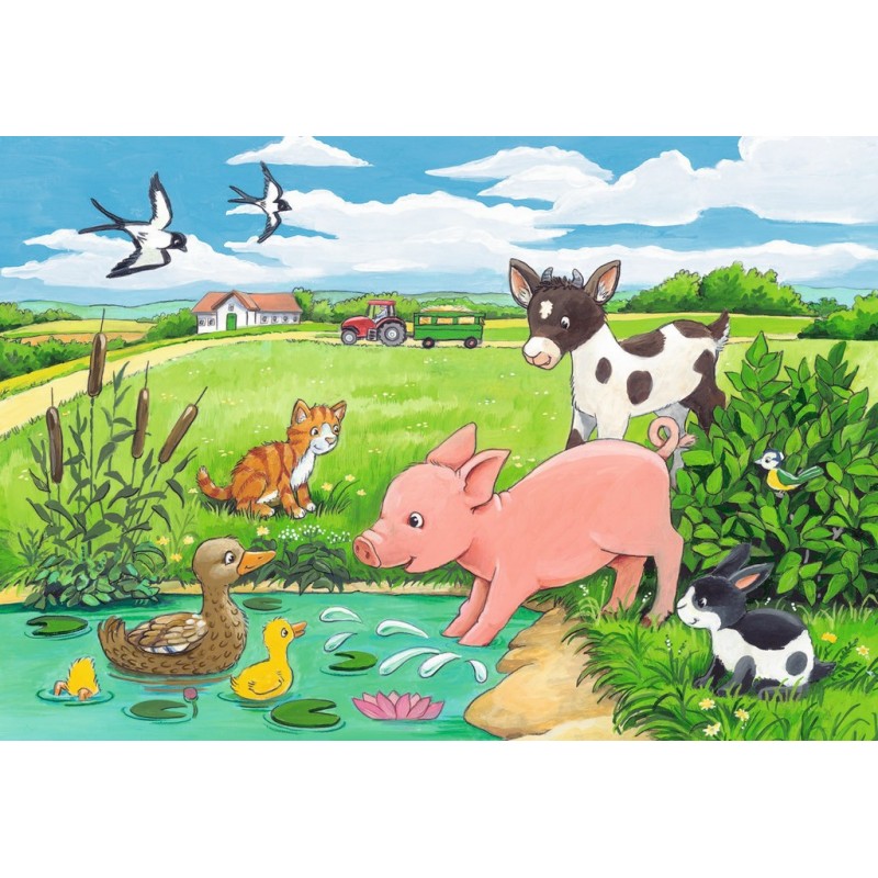 Bébés animaux de la terre - RAV-075829 - Ravensburger - Puzzles pour les petits - Le Nuage de Charlotte