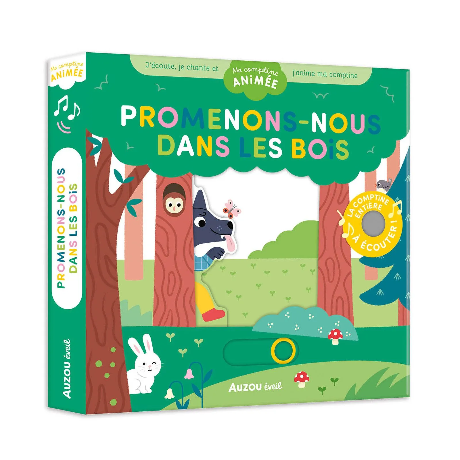 Editions Auzou Ma comptine animée - Promenons-nous dans les bois – vue 1 – Sonores