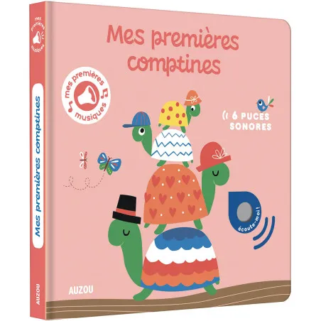 Editions Auzou Mes premiers sonores - Mes premières comptines – vue 1 – Sonores