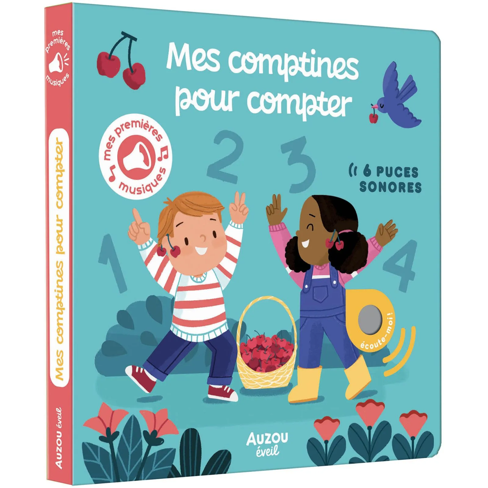 Editions Auzou Mes premiers sonores - Mes comptines pour compter – vue 1 – Sonores