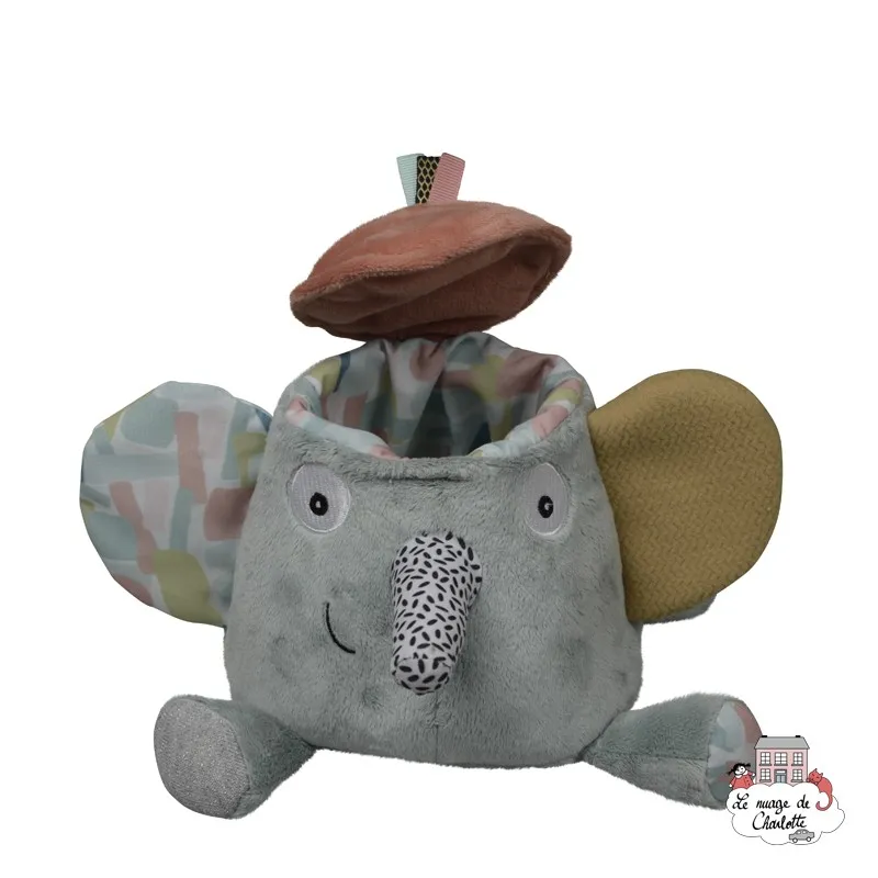 Ziggy l’éléphant d’activités - EBU-E80004 - ebulobo - Jouets d'activité - Le Nuage de Charlotte