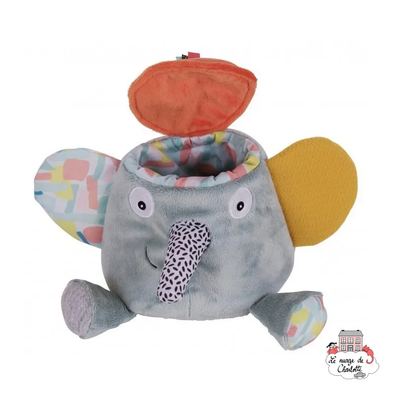 Ziggy l’éléphant d’activités - EBU-E80004 - ebulobo - Jouets d'activité - Le Nuage de Charlotte