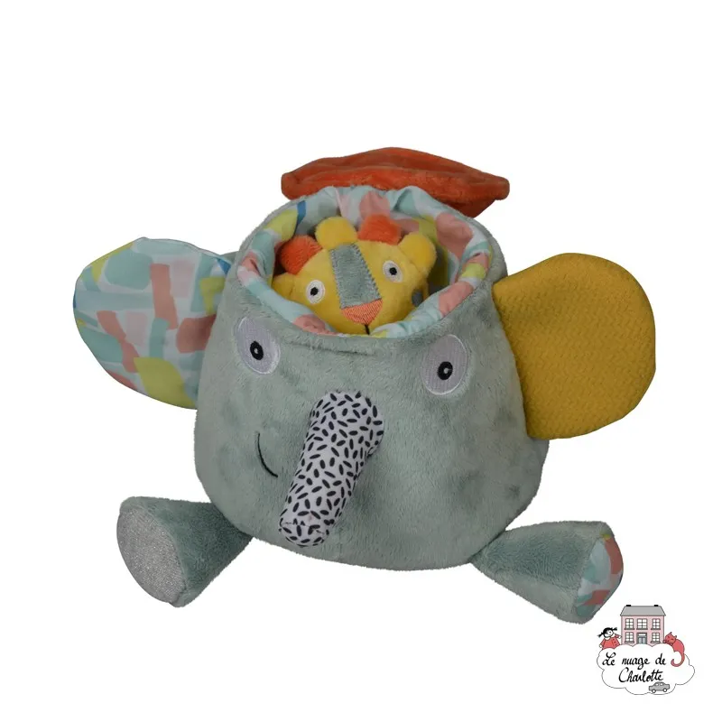 Ziggy l’éléphant d’activités - EBU-E80004 - ebulobo - Jouets d'activité - Le Nuage de Charlotte